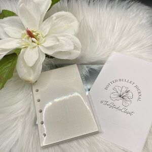 New! PM SIZE AGENDA REFILL PAGES, DOT GRID/bullet journal  Pack of 40-50 sheets